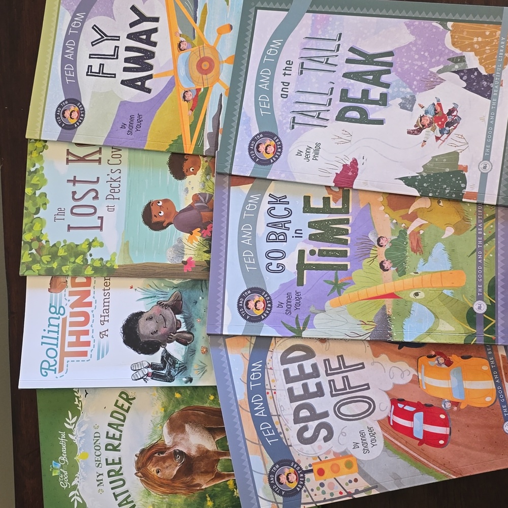 THE GOOD AND THE BEAUTIFUL 7 Level 1B Books. Excellent Condition